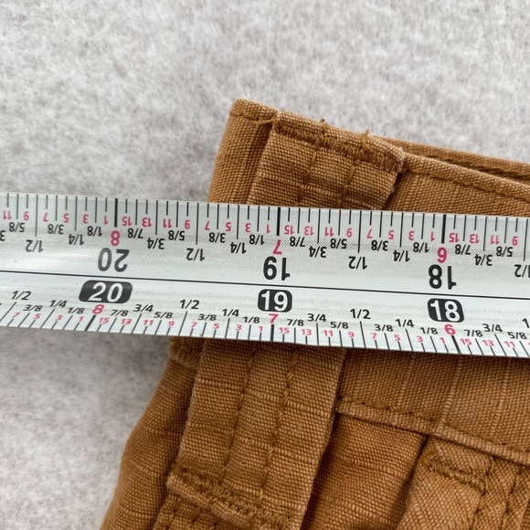 Eddie Bauer Workwear Ripstop Cargo Shorts Men 38 Beige Utility 10" Inseam Hiking - Picture 12 of 14